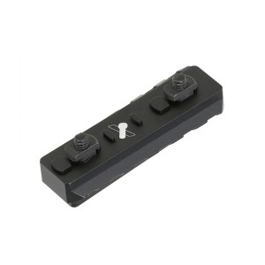 Key-Mod/M-LOK Aluminum Rail Section - Black [Castellan]